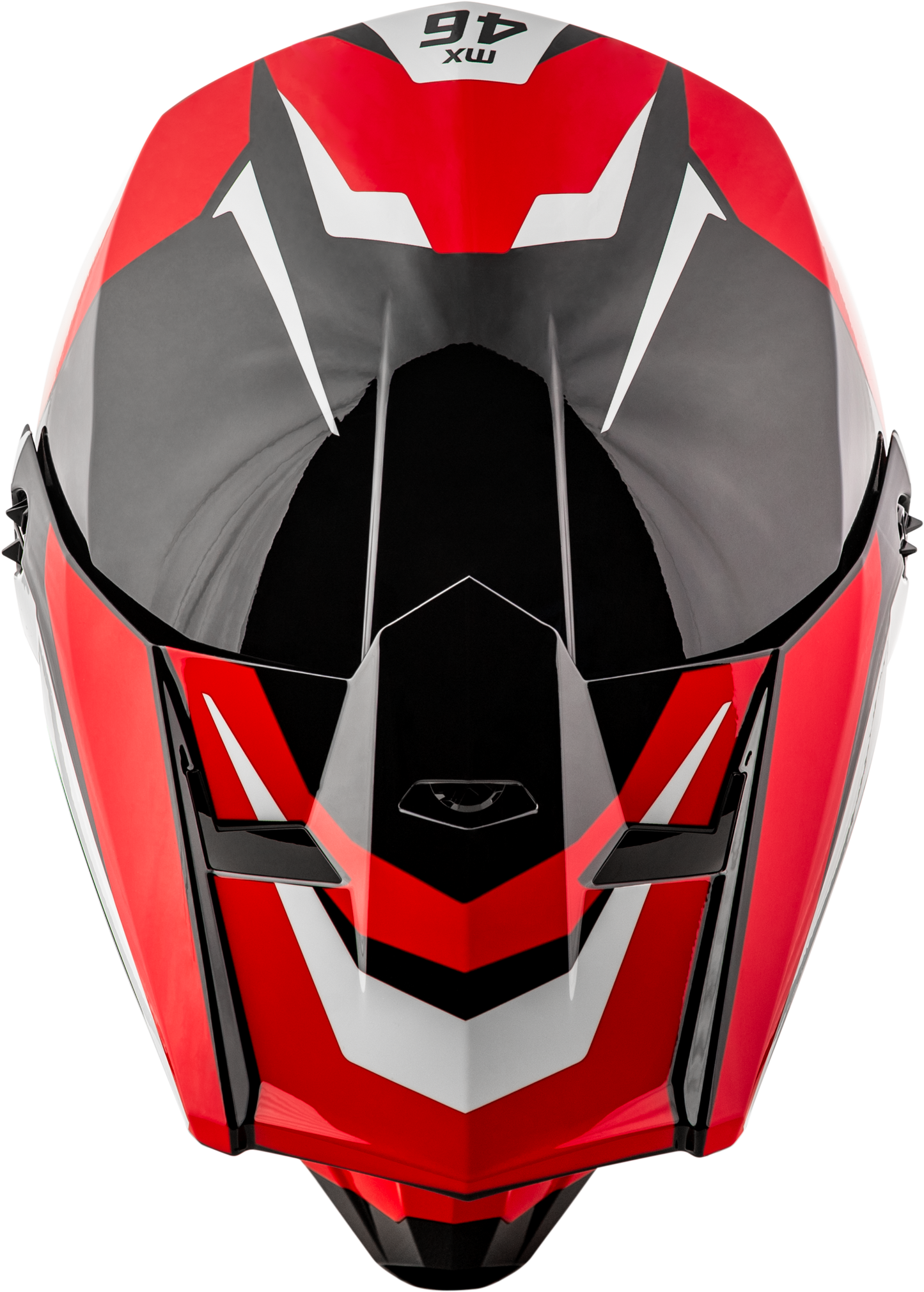 GMAX MX - 46Y Cyclus Youth Helmet Black/Red – Adjustable and Ventilated for Growing Riders - Kelly Motorsports