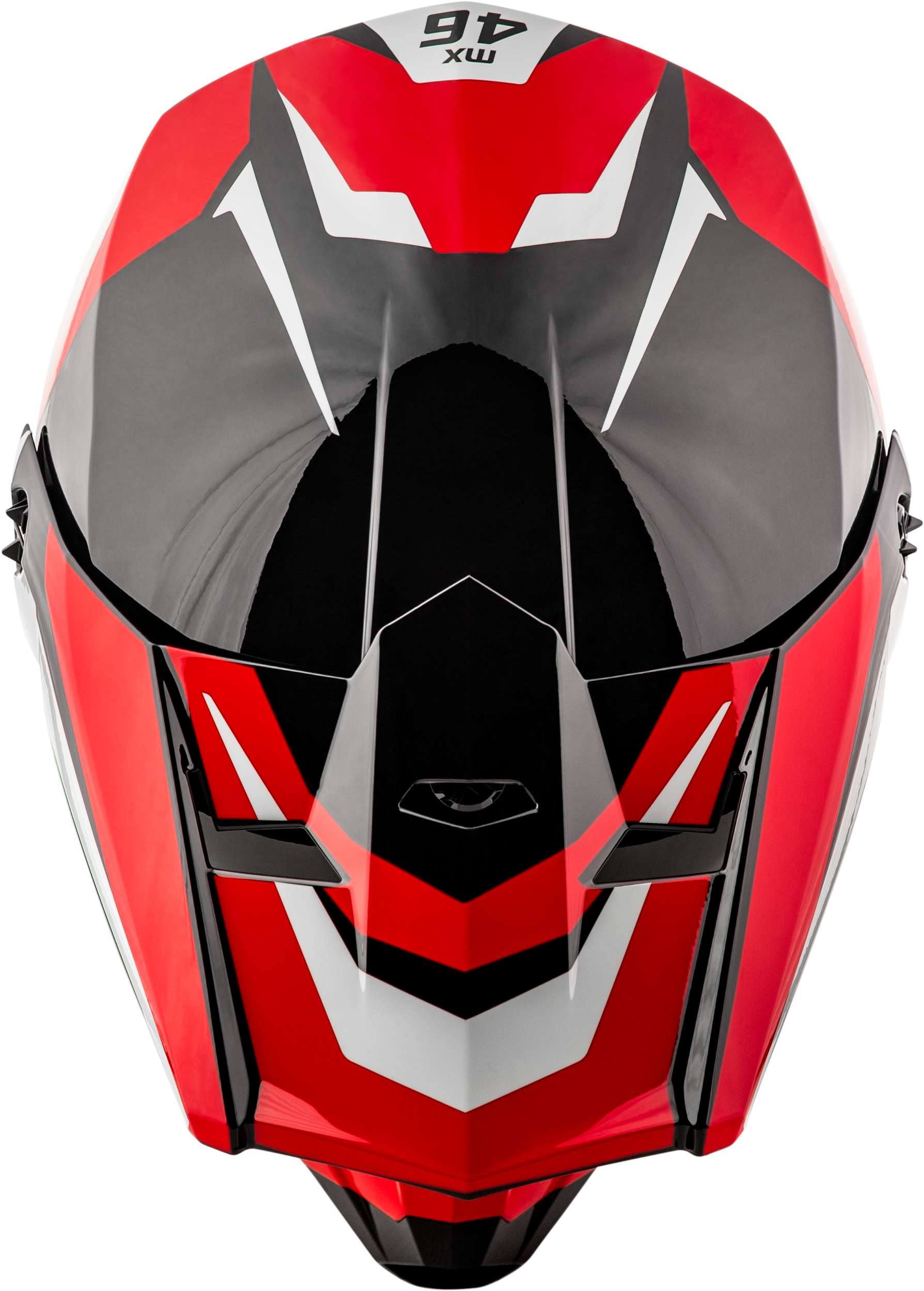 GMAX MX - 46Y Cyclus Youth Helmet Black/Red - Adjustable Fit with Maximum Ventilation - Kelly Motorsports
