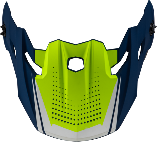 GMAX Mx 96 502 Matte Blue/Green Visor with Screws - Part G096005 - Kelly Motorsports