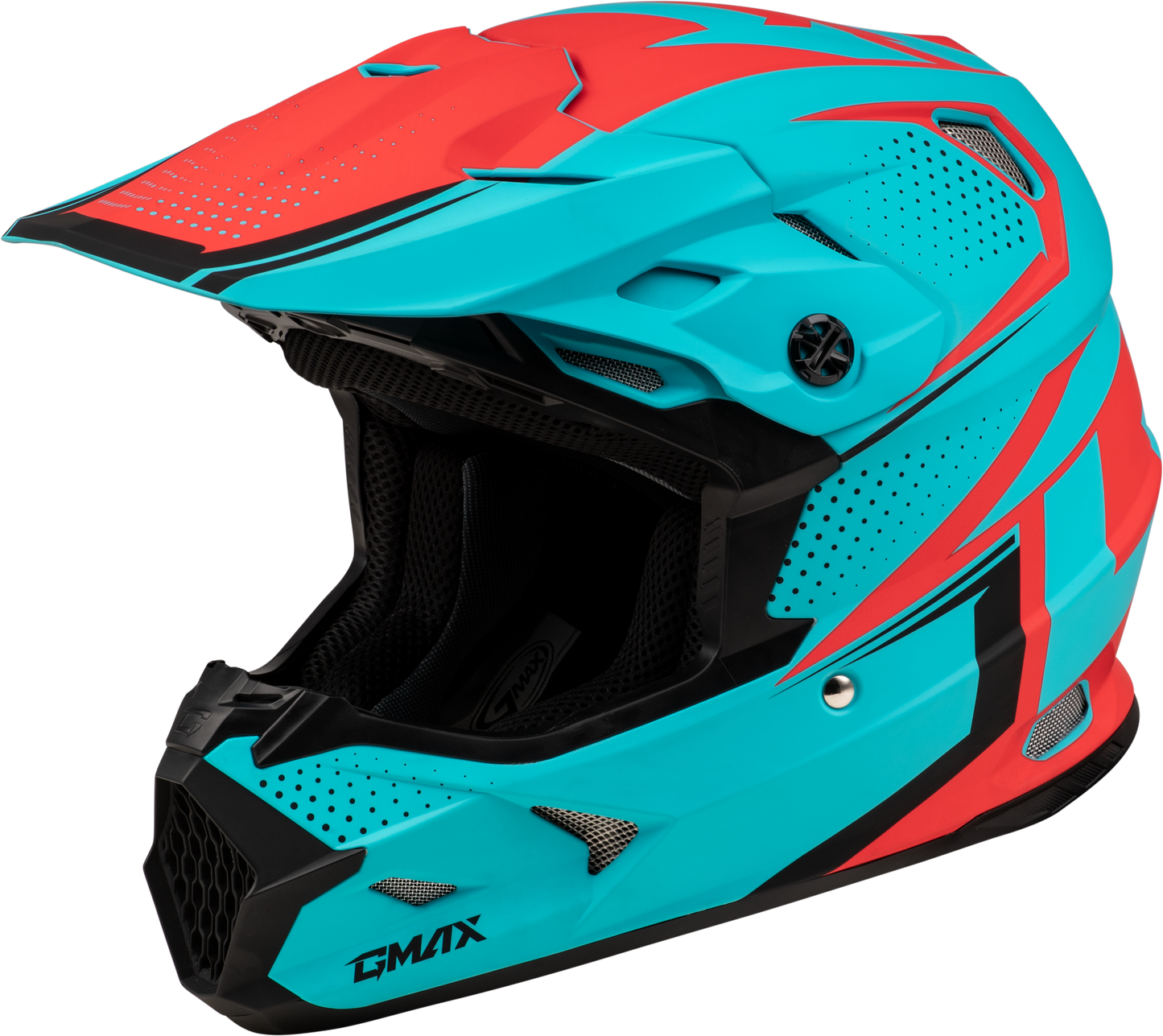 GMAX MX - 96 Helmet Matte Blue/Red with MIPS and Advanced Ventilation System - Kelly Motorsports