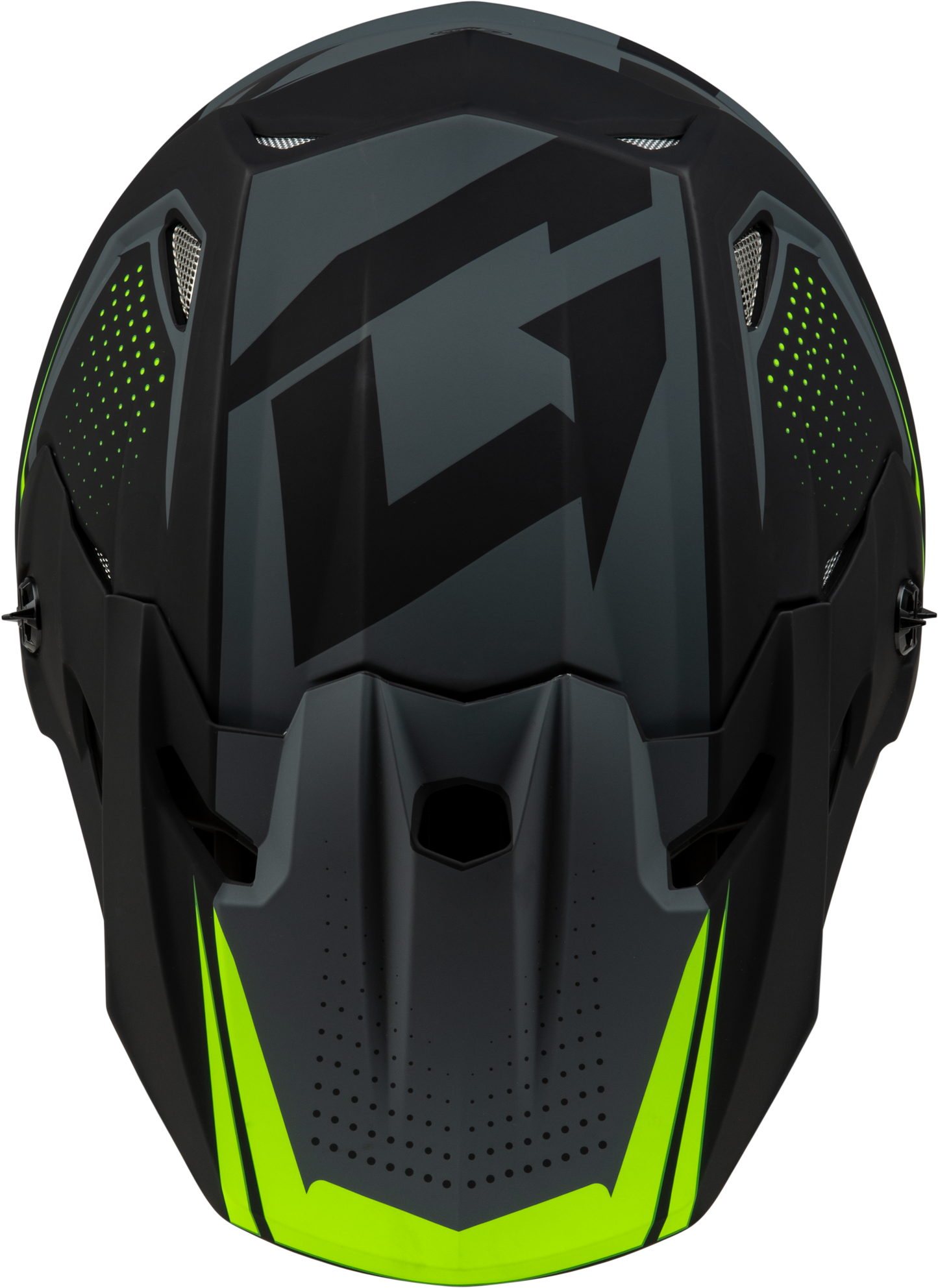 GMAX MX - 96 Helmet Matte Grey/Hi Viz XL with MIPS and Advanced Ventilation - Kelly Motorsports