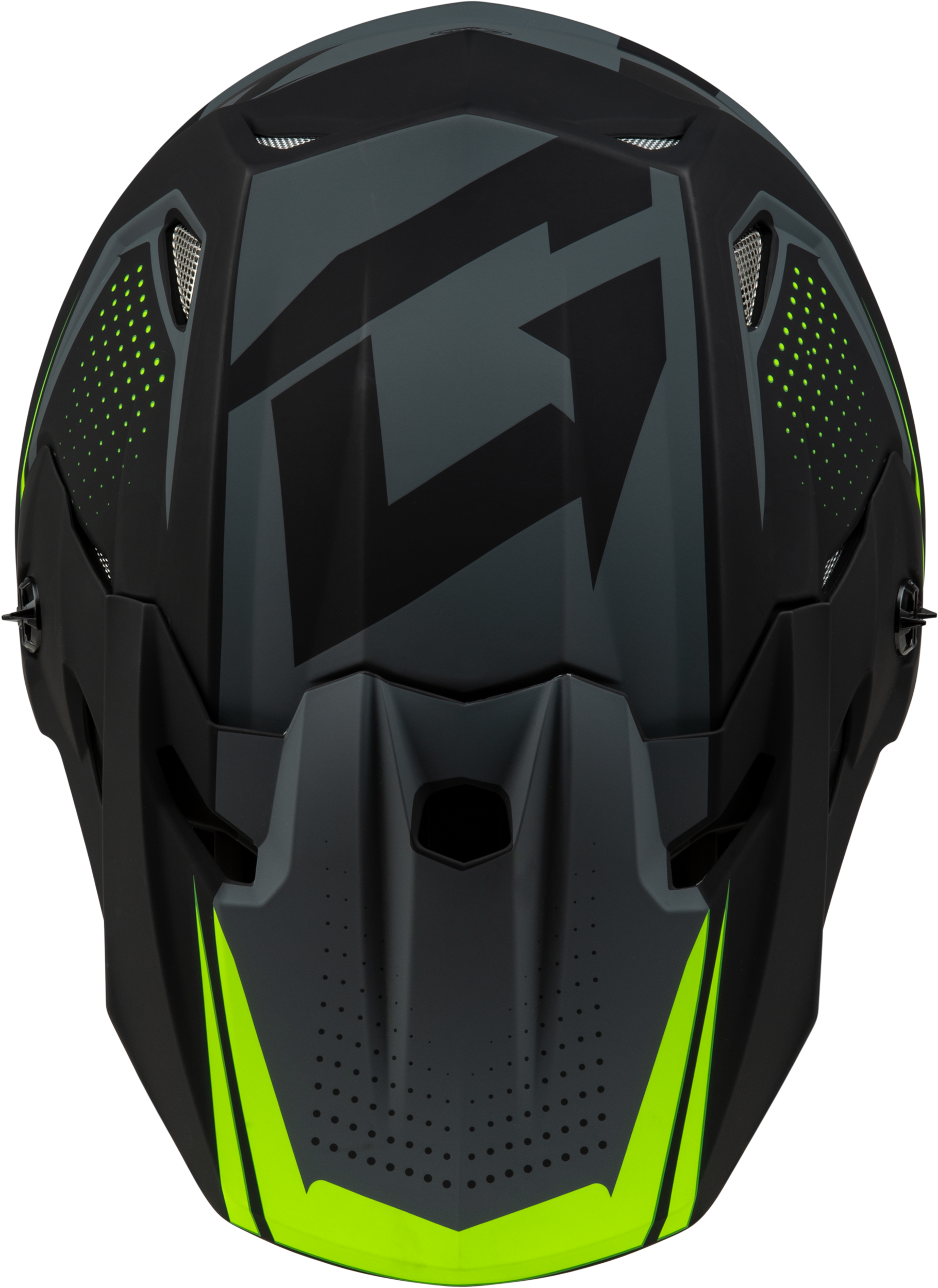 GMAX MX - 96 Helmet Matte Grey/Hi Viz XS with MIPS and Advanced Ventilation - Kelly Motorsports