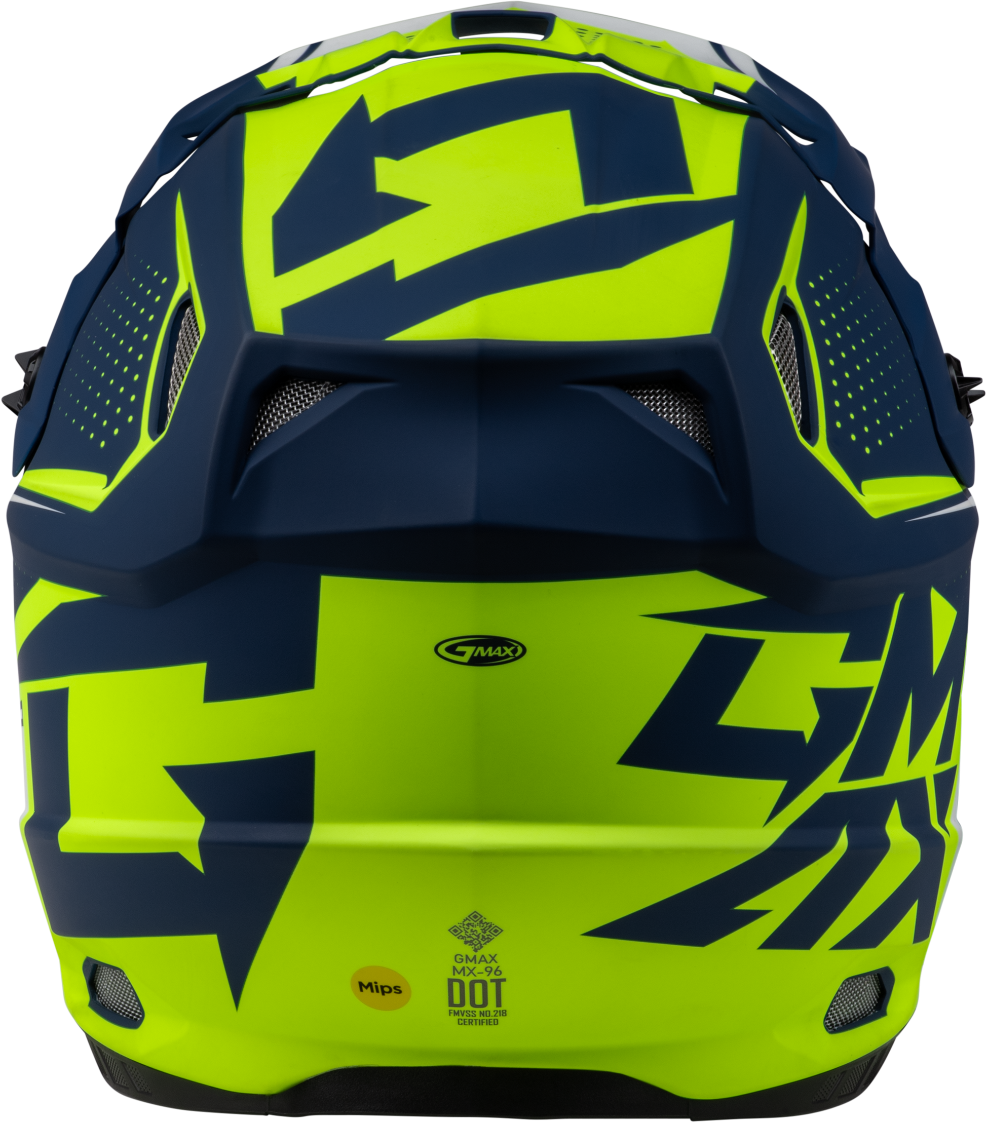 GMAX MX - 96 Matte Blue/Green XL Motorcycle Helmet with MIPS and Advanced Ventilation - Kelly Motorsports