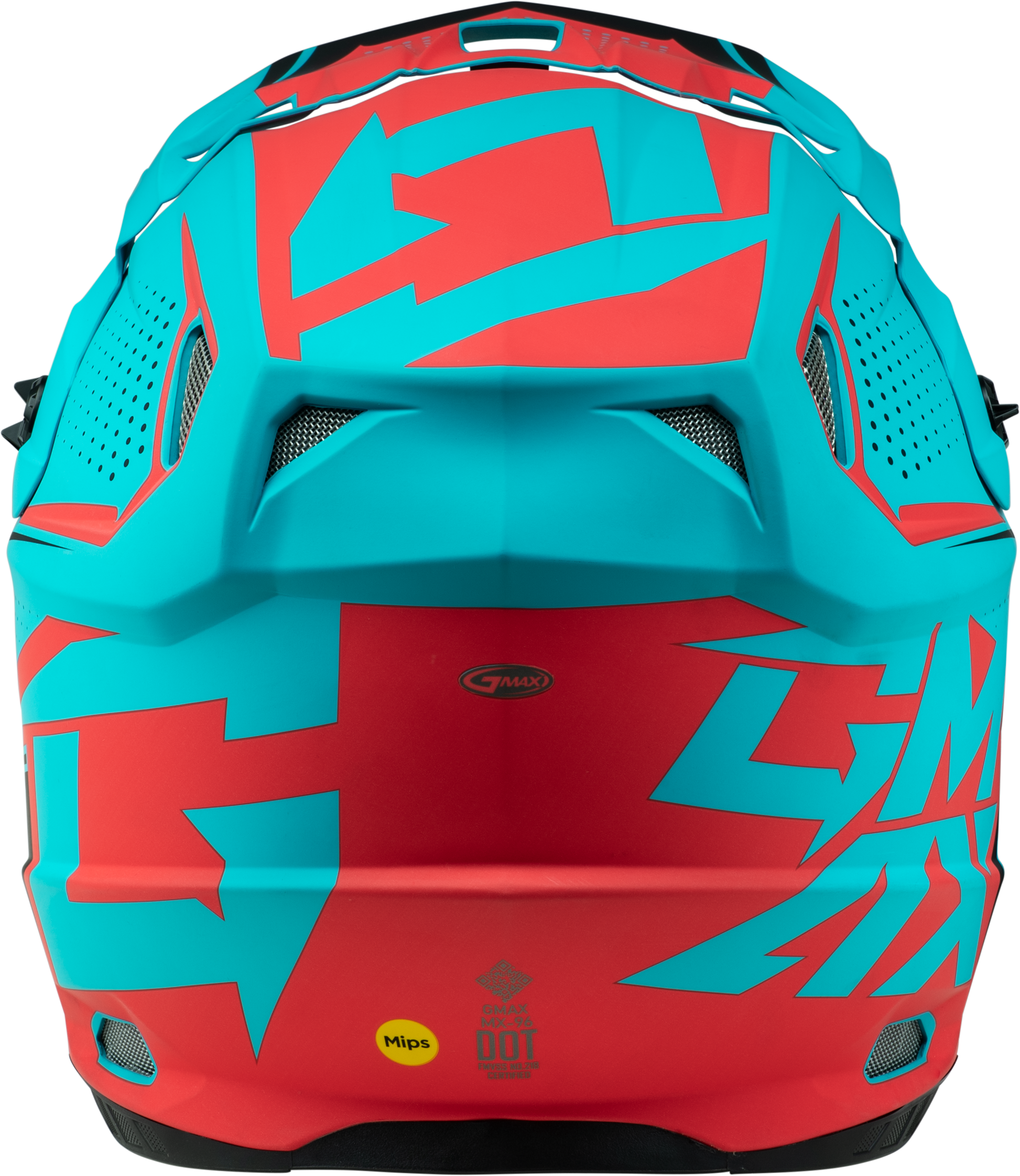 GMAX MX - 96 Matte Blue/Red Large Motorcycle Helmet with MIPS Safety System - Kelly Motorsports