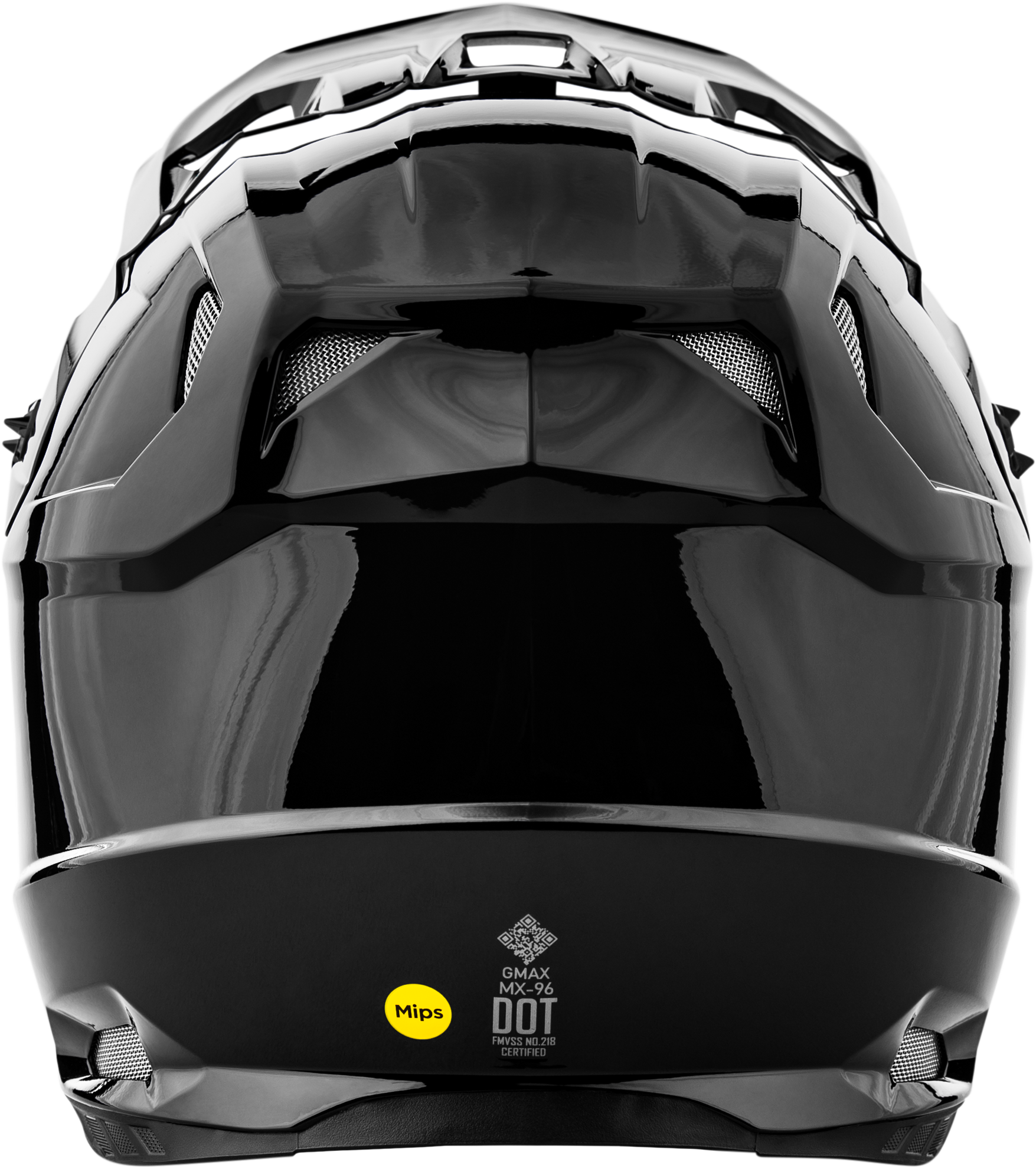 GMAX Mx 96 Solid Helmet in Black, Large - DOT Approved Motorcycle Helmet with MIPS and Advanced Ventilation - Kelly Motorsports