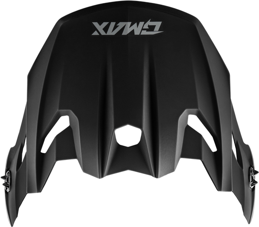 GMAX MX 96 Solid Helmet Visor in Matte Black - Part Number G096002 - Kelly Motorsports