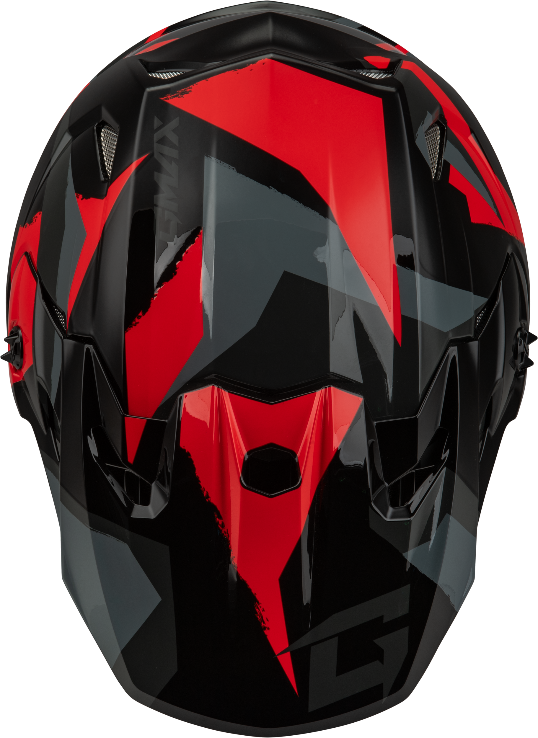 GMAX MX - 96 Splinter Helmet Black/Red Small – DOT Approved Motorcycle Helmet with MIPS and Advanced Ventilation - Kelly Motorsports