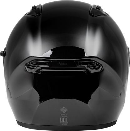 GMAX Of 87 Black XL Open Face Helmet with Dual Ventilation and Sun Shield - Kelly Motorsports