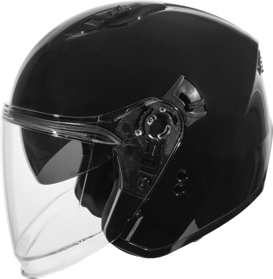 GMAX Of 87 Helmet with LED Light – Black, Dual Density SpaSoft & CoolMax Interior - Kelly Motorsports