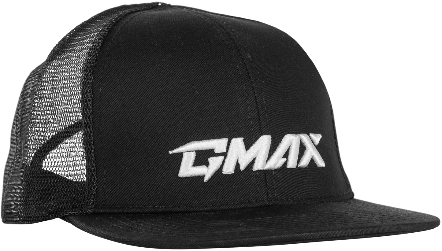 GMAX Snapback Mesh Hat Black - One Size Adjustable Cap - Kelly Motorsports