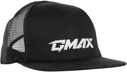 GMAX Snapback Mesh Hat Black - One Size Adjustable Cap - Kelly Motorsports