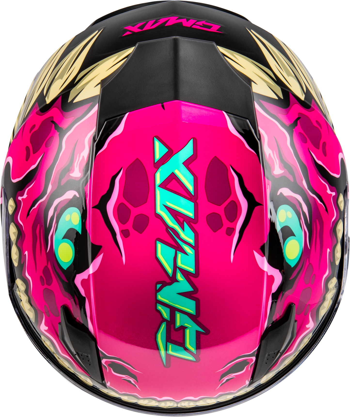 GMAX Youth GM - 49Y Drax Helmet Pink for Kids - Interchangeable Fit, DOT Approved - Kelly Motorsports
