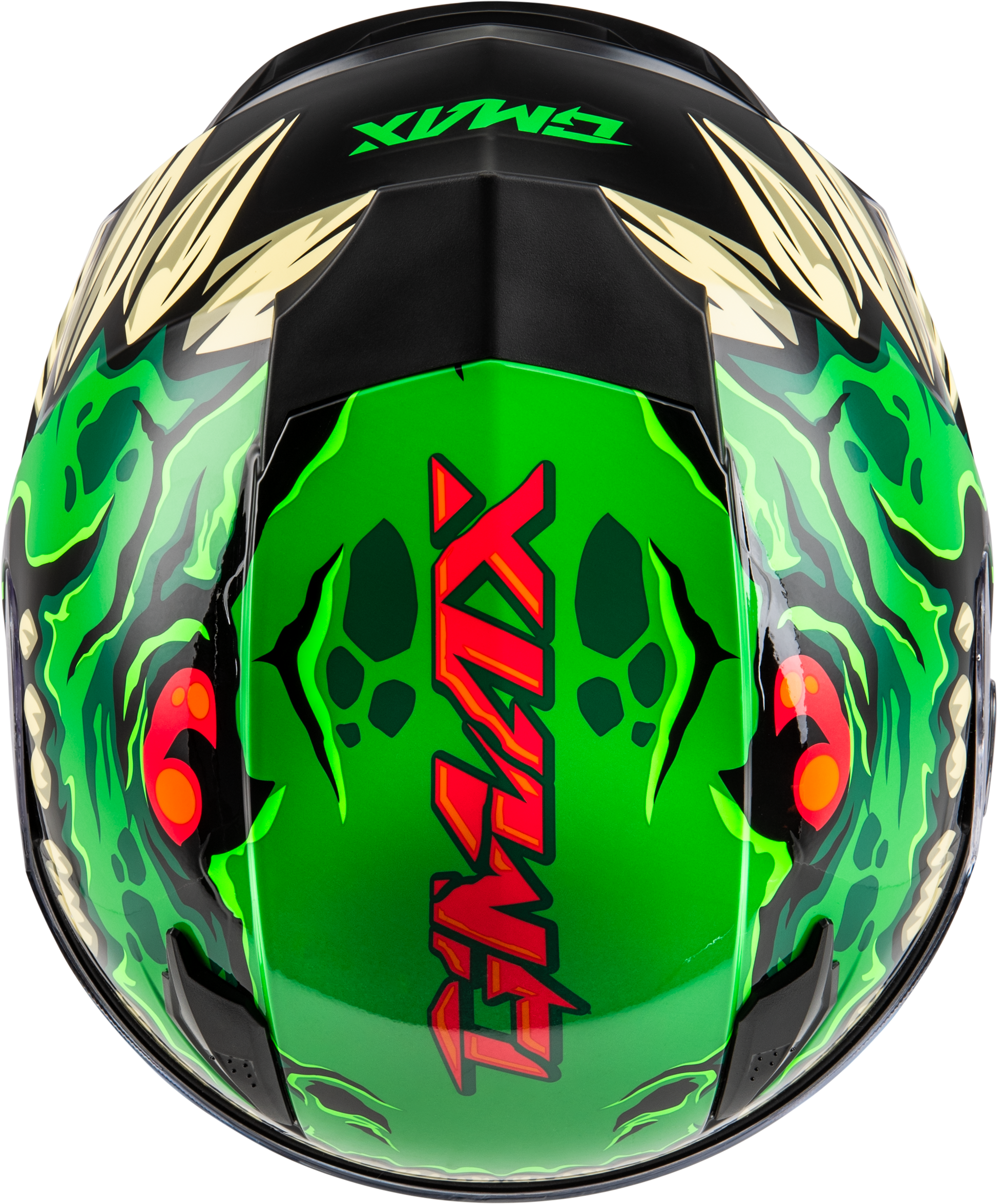 GMAX Youth GM - 49Y Drax Snow Helmet Green Yellow - Adjustable Fit and Safety Features - Kelly Motorsports