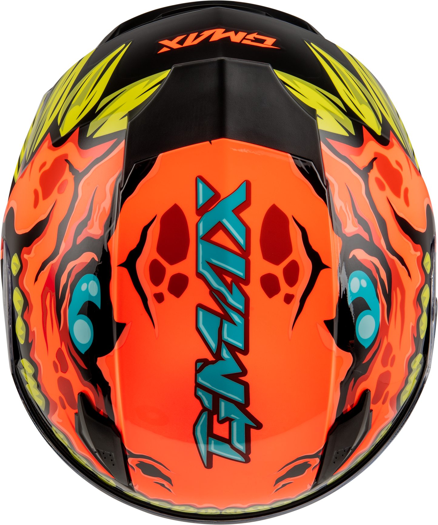GMAX Youth GM - 49Y Drax Snow Helmet in Orange – Adjustable Fit, DOT Approved - Kelly Motorsports