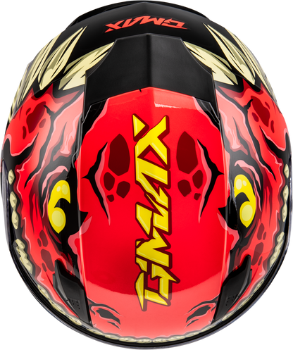 GMAX Youth GM - 49Y Drax Snow Helmet with Adjustable Fit and Dual Lens Shield - Kelly Motorsports