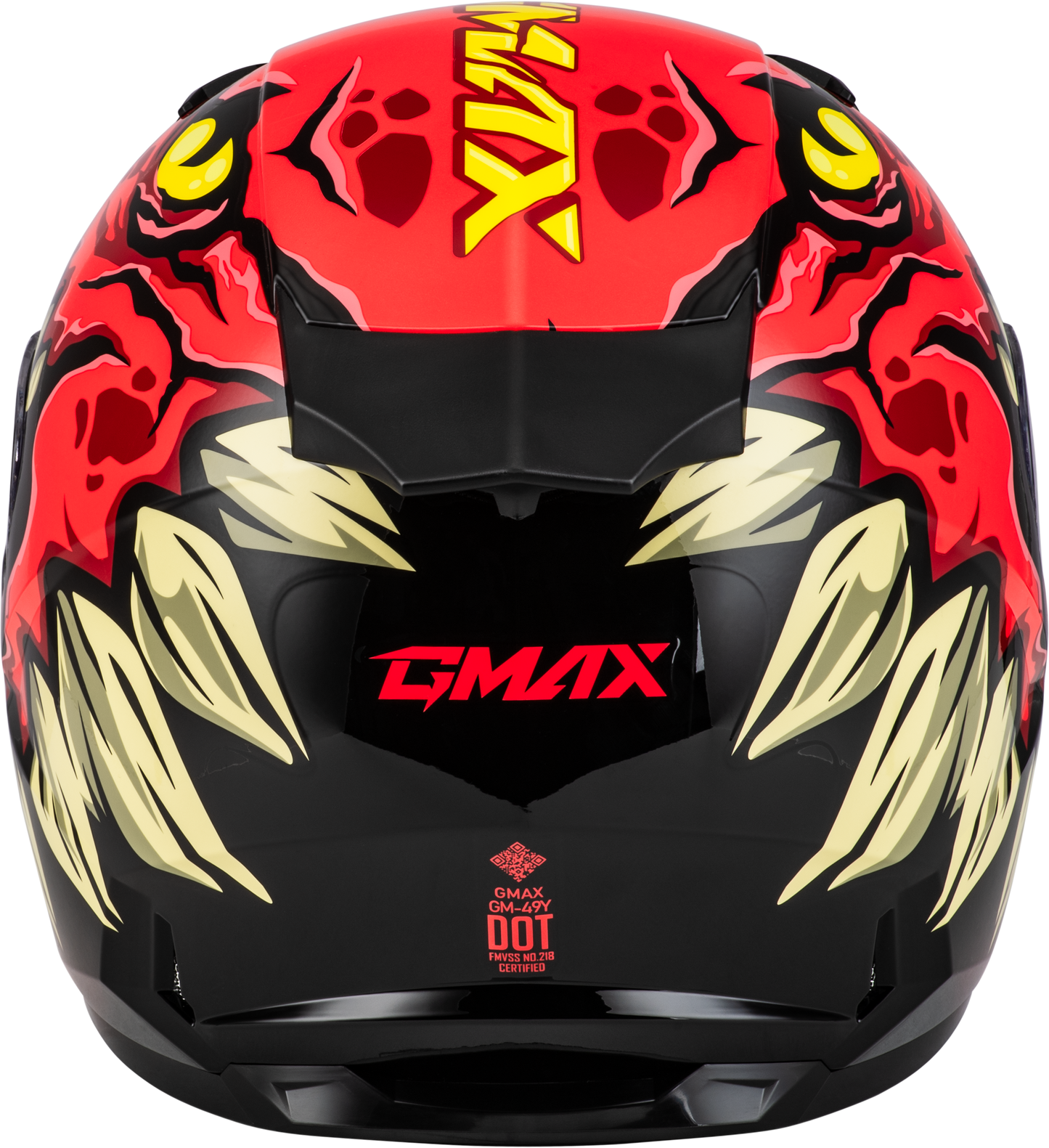 GMAX Youth GM - 49Y Drax Snow Helmet with Adjustable Fit and Dual Lens Shield - Kelly Motorsports