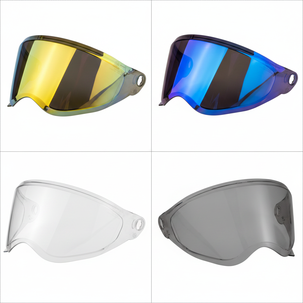 Gold Iridium, Blue Iridium, Clear, Smoke Composite