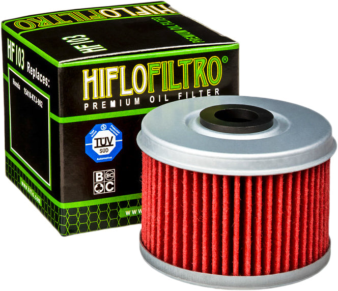 HIFLOFILTRO HF103 Oil Filter for Honda CRF250L and RLA Models - Kelly Motorsports