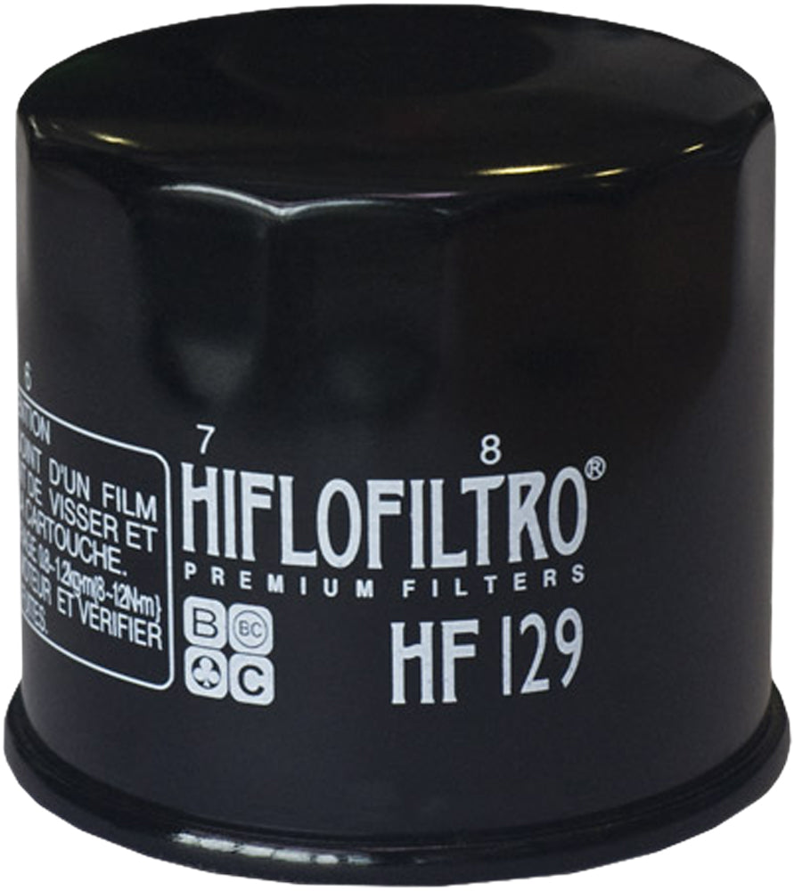 HifloFiltro HF129 Oil Filter for Kawasaki Mule Series – OEM Replacement with Safety Wire Provision - Kelly Motorsports