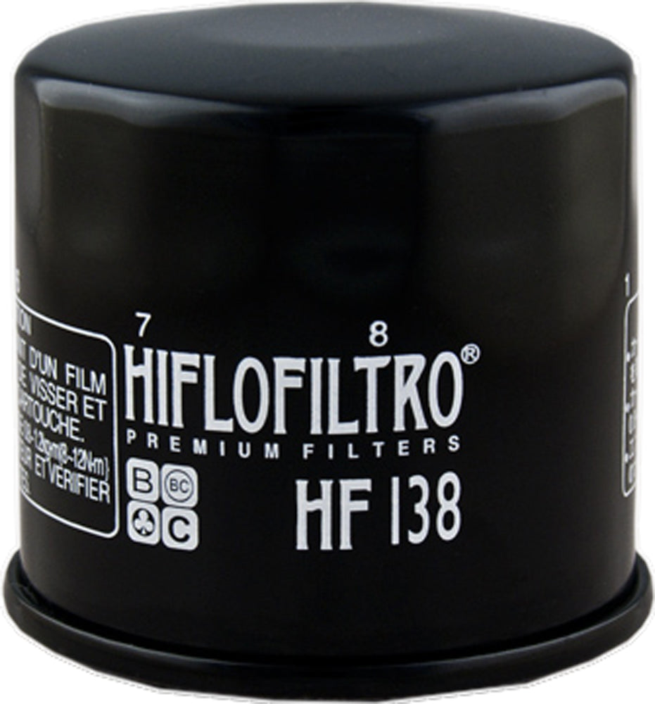 HifloFiltro HF138 Oil Filter for Aprilia and Suzuki Motorcycles - Kelly Motorsports