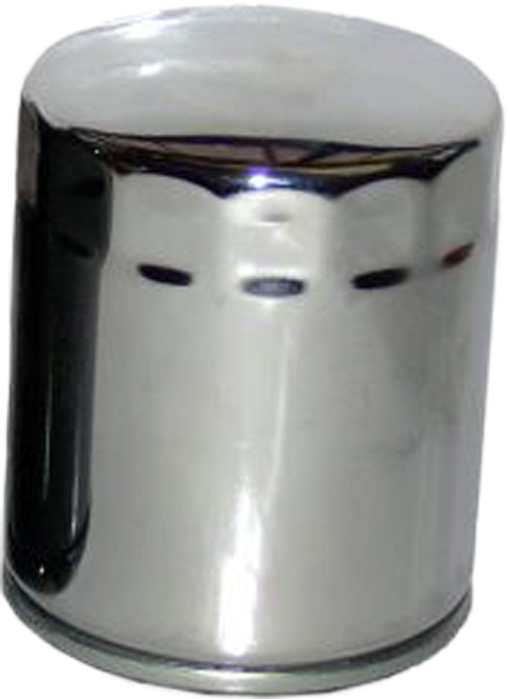 HifloFiltro HF170C Chrome Oil Filter for Harley Davidson and Motorcycle Models - Kelly Motorsports