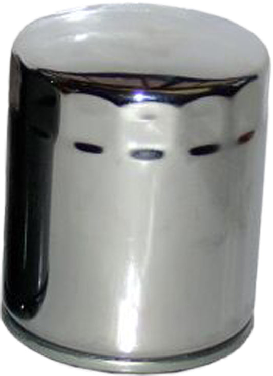 HifloFiltro HF170C Chrome Oil Filter for Harley Davidson and Motorcycle Models - Kelly Motorsports