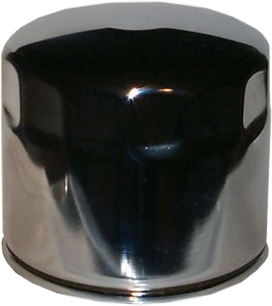 HIFLOFILTRO HF172C Chrome Oil Filter for Harley - Davidson FXE and Wide Glide Models - Kelly Motorsports