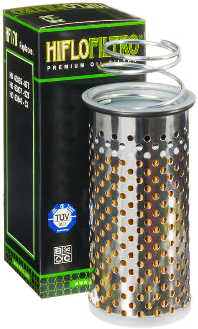 HIFLOFILTRO HF178 Oil Filter for 1980 Harley Davidson FXE Super Glide - Kelly Motorsports