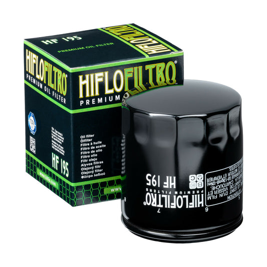 HIFLOFILTRO HF195 Oil Filter for Motorcycles - OEM Replacement with Enhanced Performance - Kelly Motorsports