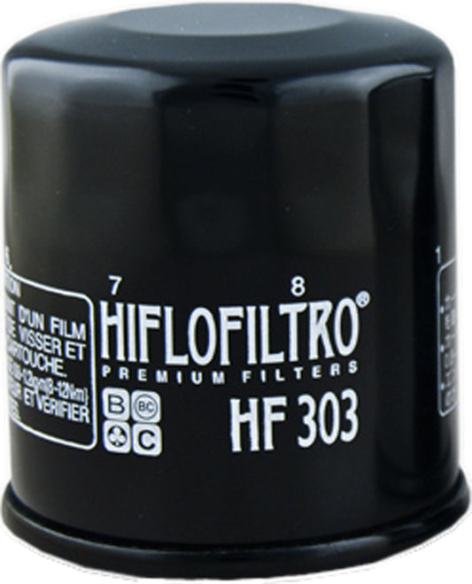 HifloFiltro HF303 Oil Filter for Kawasaki Ninja 650 and Z750 Models - Kelly Motorsports