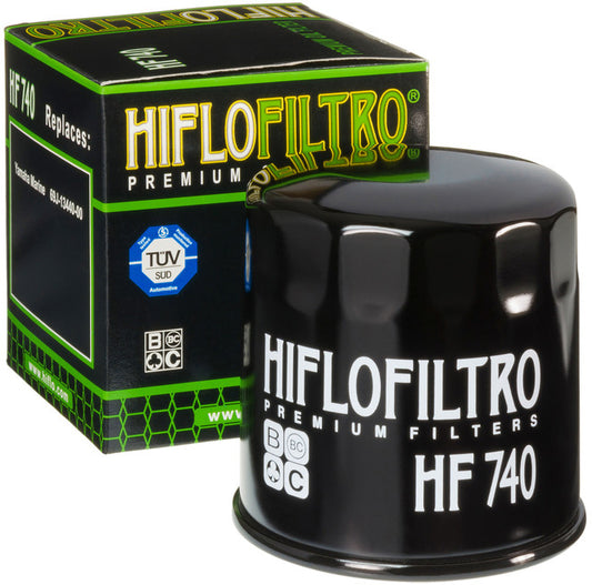 HifloFiltro HF740 Oil Filter for Yamaha Boats – OEM Replacement with Safety Wire Feature - Kelly Motorsports