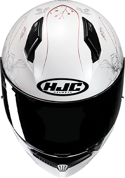 HJC C10 Epik Motorcycle Helmet with Advanced Ventilation and UV Shield - Part Number FP54NUS4008V - Kelly Motorsports