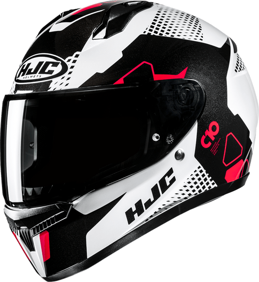 HJC C10 Helmet - Aspa MC1 with FP54NUS7801V Face Shield and Advanced Ventilation System - Kelly Motorsports