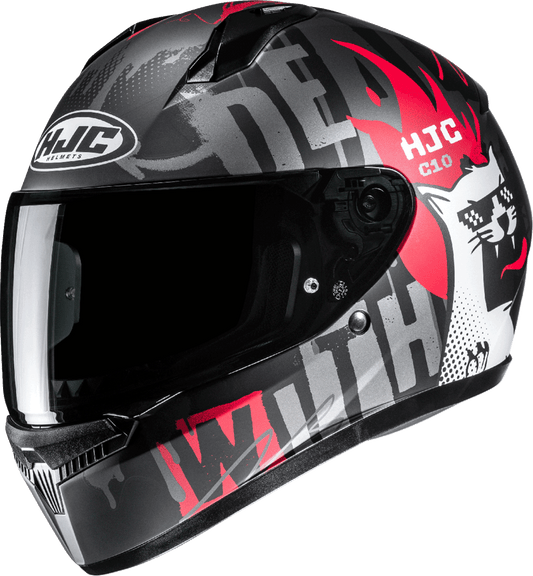 HJC C10 Helmet FOP MC1SF Small FP54NUS4CS1V – Lightweight Safety Helmet with Advanced Ventilation and UV Protection - Kelly Motorsports