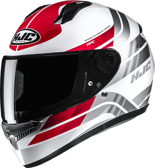HJC C10 Helmet - Hiper with Advanced Ventilation and Optical Shield - Part Number FP54NUS5D01V - Kelly Motorsports