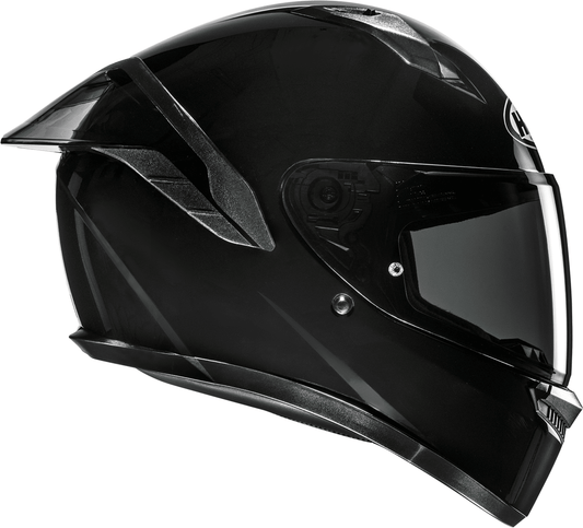 HJC C10 Helmet - Solid Black, 2XL, Model FP54NUS8XBKV - Kelly Motorsports
