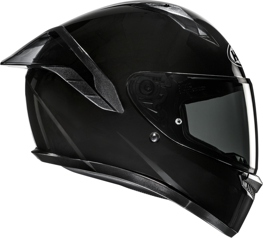 HJC C10 Helmet - Solid Black, XL – Advanced Safety and Comfort for Motorcyclists - Kelly Motorsports