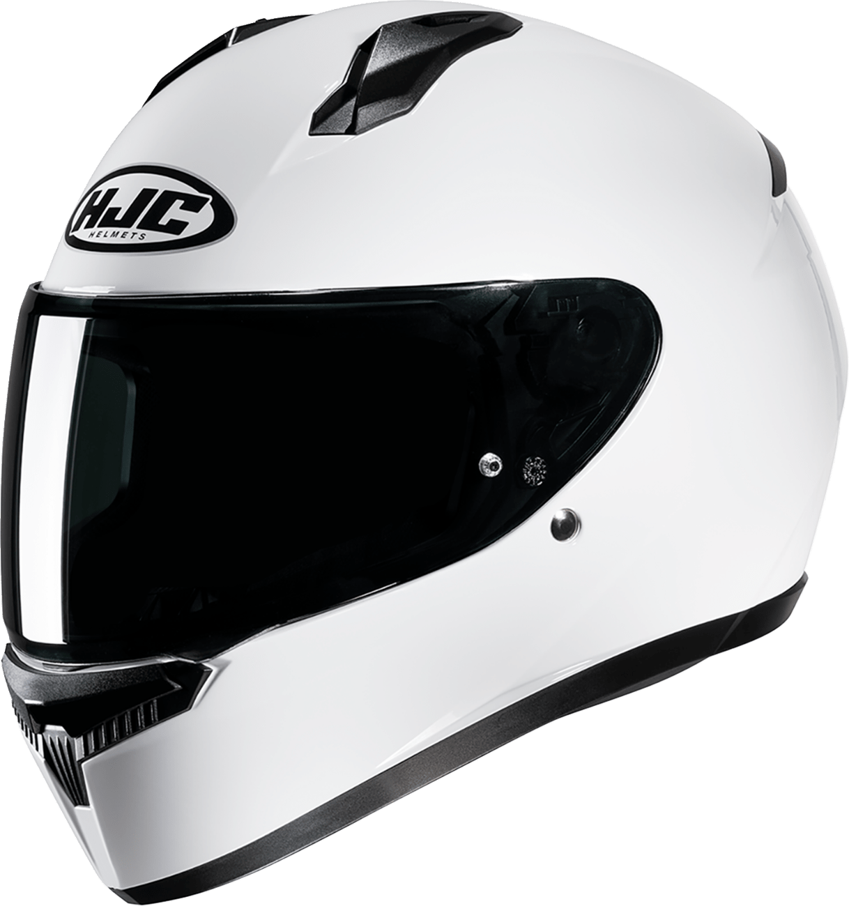 HJC C10 Helmet - Solid White - Large FP54NUS6XWHV - Kelly Motorsports