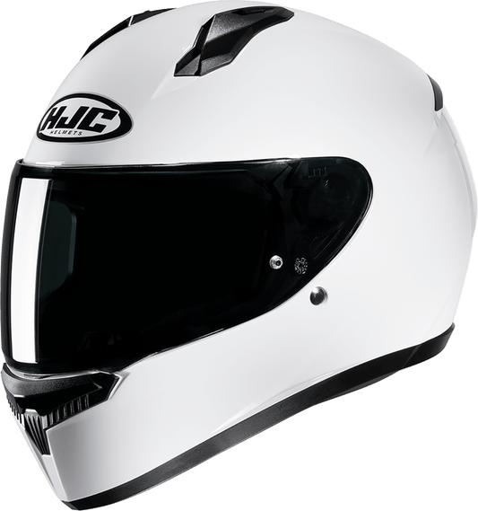 HJC C10 Helmet - Solid White - Large FP54NUS6XWHV - Kelly Motorsports