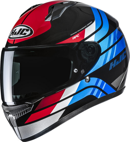 HJC C10 Hiper Motorcycle Helmet with Advanced Ventilation and UV Protection, Model FP54NUS3D22V - Kelly Motorsports