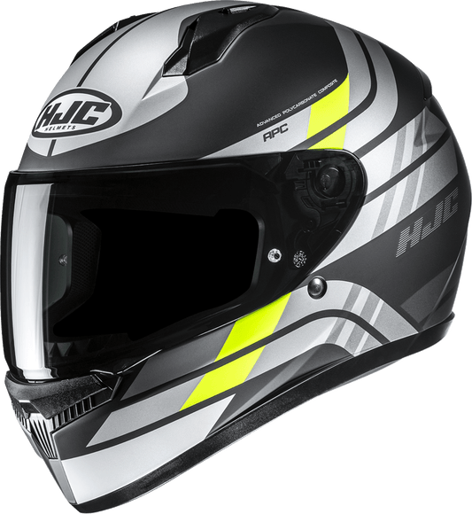 HJC C10 Hiper Motorcycle Helmet with Advanced Ventilation and UV-Protection – Part Number FP54NUS7D3HV - Kelly Motorsports