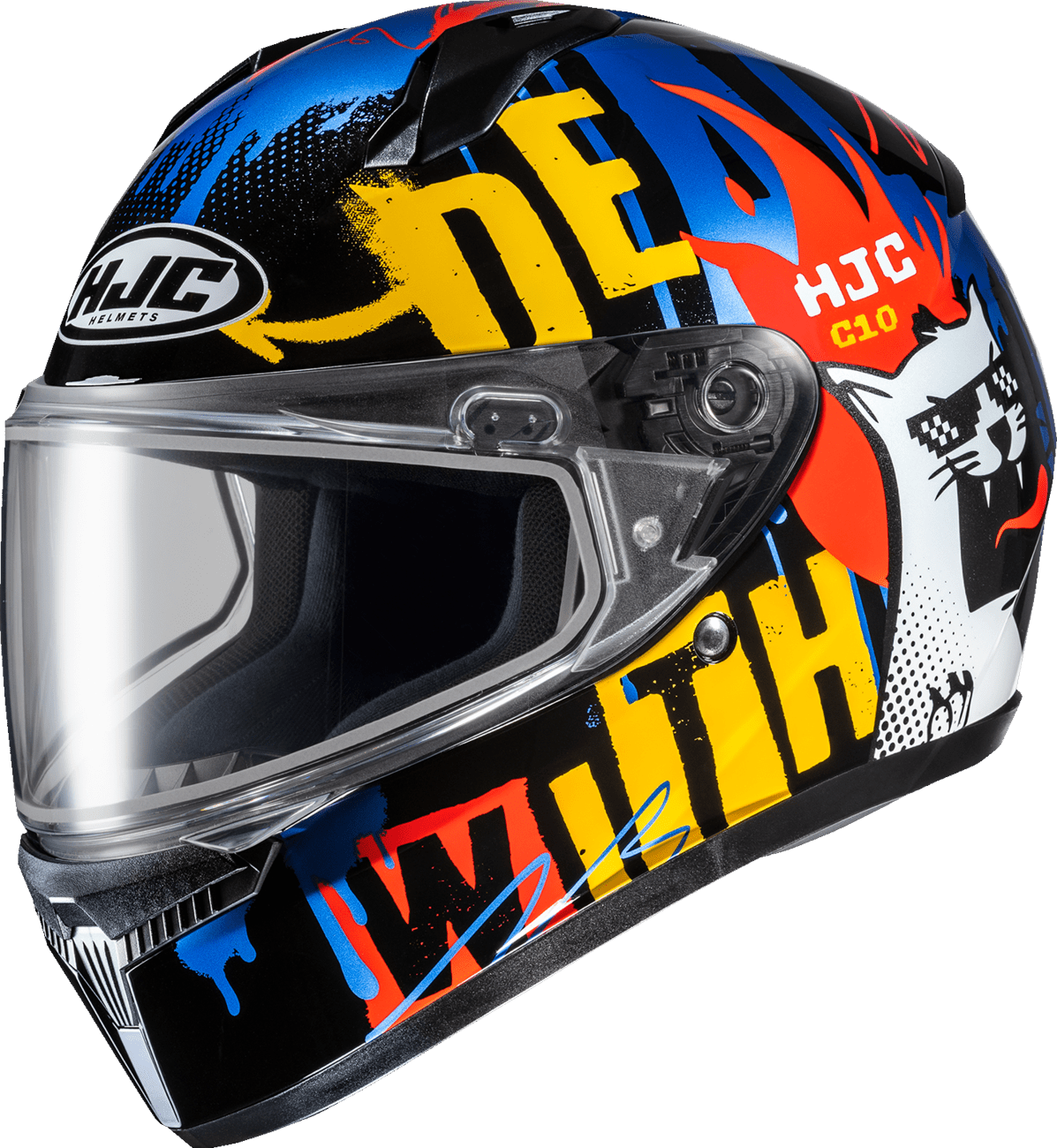 HJC C10 Snow Helmet - Dual Pane FOP MC23 Model FP54SUS1C23V - Kelly Motorsports
