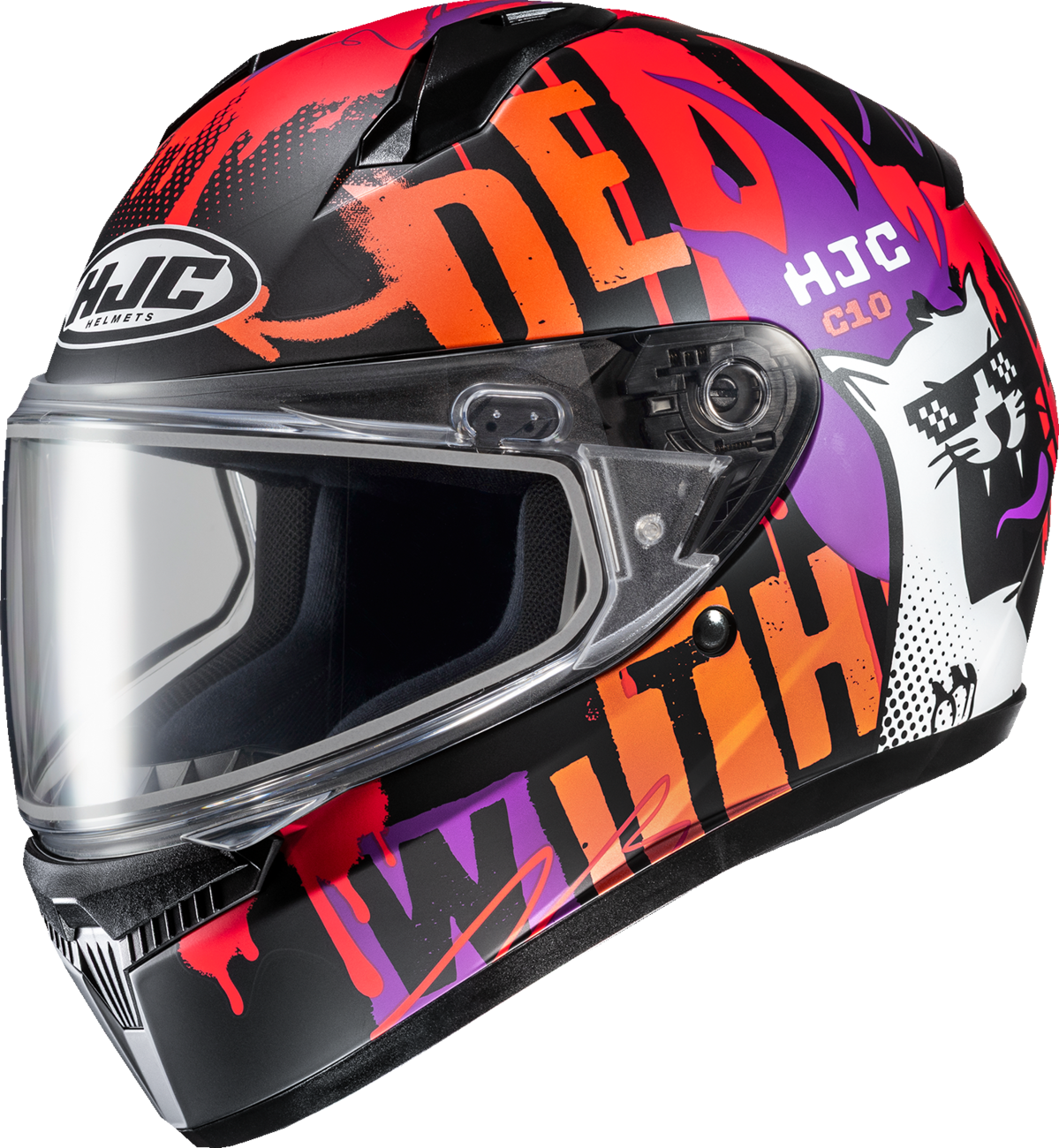 HJC C10 Snow Helmet - Dual Pane FOP - MC7SF - XS FP54SUS3CS7V - Kelly Motorsports