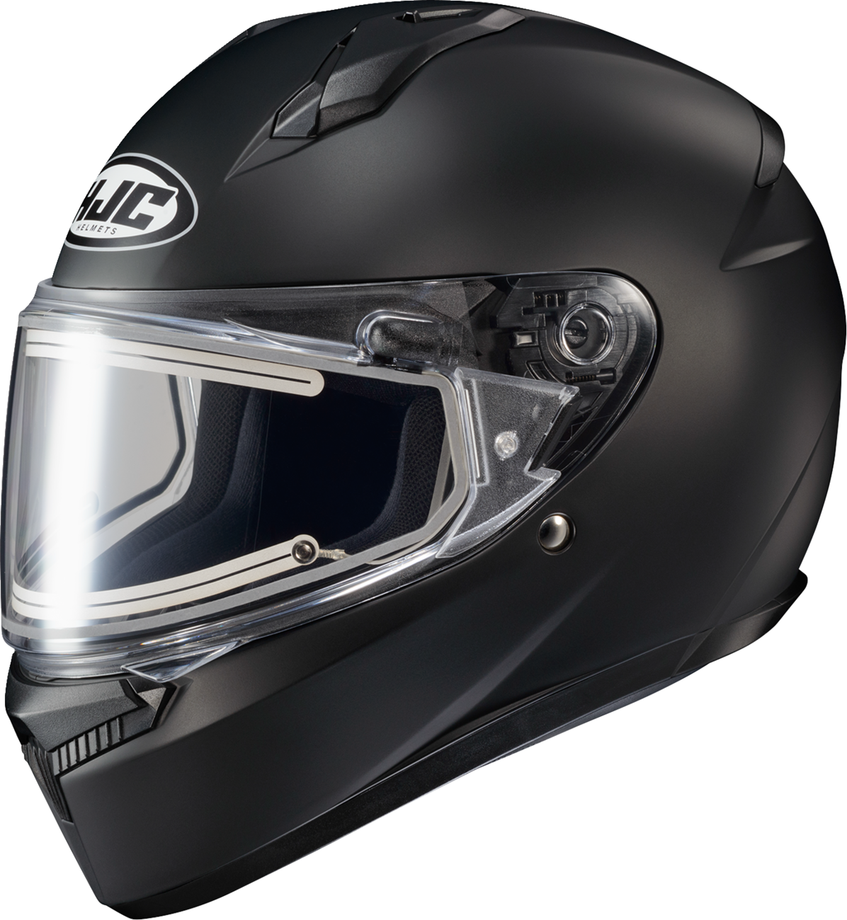 HJC C10 Snow Helmet - Electric Solid Semi - Flat Black - Large FP54EUS6XBSV - Kelly Motorsports