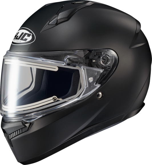HJC C10 Snow Helmet - Electric Solid Semi - Flat Black - Large FP54EUS6XBSV - Kelly Motorsports