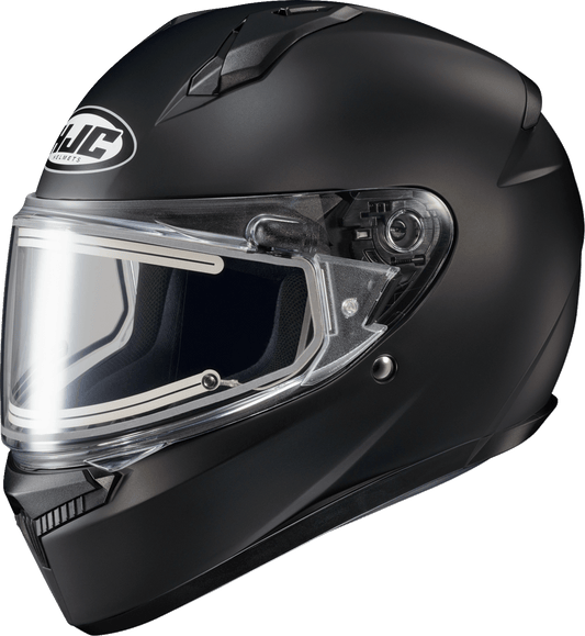 HJC C10 Snow Helmet - Electric Solid Semi-Flat Black - Medium FP54EUS5XBSV - Kelly Motorsports