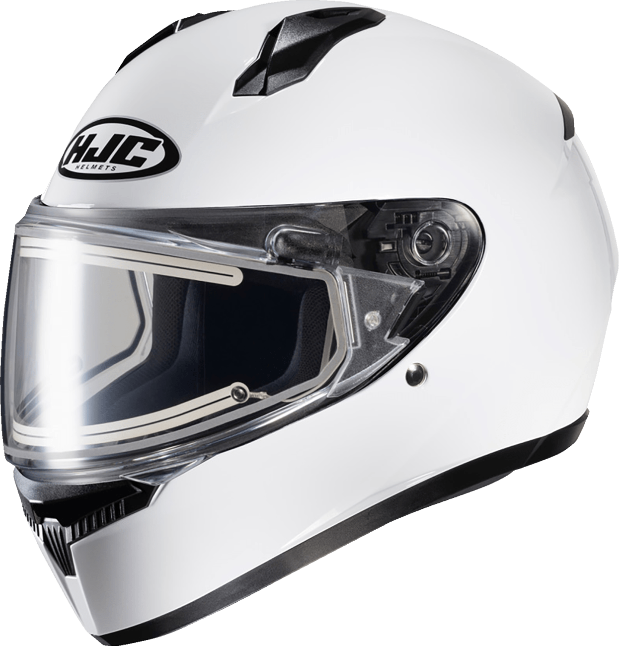 HJC C10 Snow Helmet - Electric Solid White 2XL FP54EUS8XWHV - Kelly Motorsports