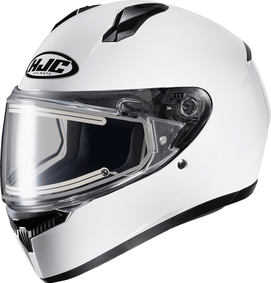HJC C10 Snow Helmet Electric Solid White XL - FP54EUS7XWHV - Kelly Motorsports