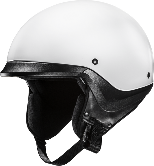 HJC C20 Helmet Pearl White XL with Removable Peak Visor and Advanced Polycarbonate Shell - Kelly Motorsports