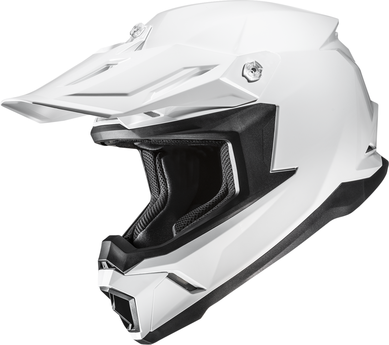HJC C50 Helmet - Solid White Large (Part No. MP46NUS6PWHV) - Kelly Motorsports
